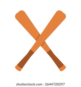 Vetor de bastão de beisebol, vetor de ícone de bastão de beisebol, clip-art de bastão de beisebol, clip-art taco de beisebol
