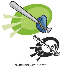 Baseball bat. Vector illustration