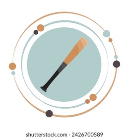 Baseball Bat vector illustration graphic icon symbol