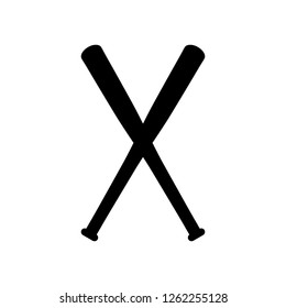 Baseball bats icon