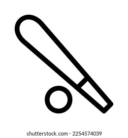 baseball bats icon or logo isolated sign symbol vector illustration - high quality black style vector icons