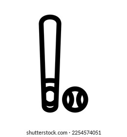 baseball bats icon or logo isolated sign symbol vector illustration - high quality black style vector icons