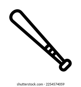 baseball bats icon or logo isolated sign symbol vector illustration - high quality black style vector icons