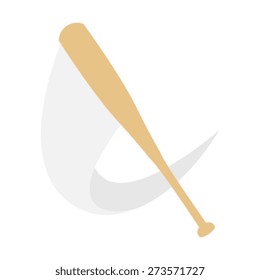 Baseball Bats Vector Icon