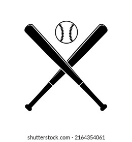 baseball bats vector logo template