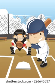 Baseball Batter Cartoon