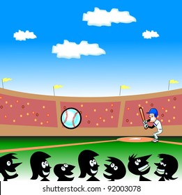 Baseball Batter Cartoon