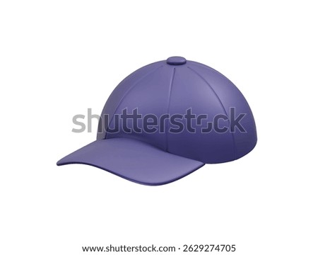 baseball cap 3d illustration icon render. Cap icon 3d
