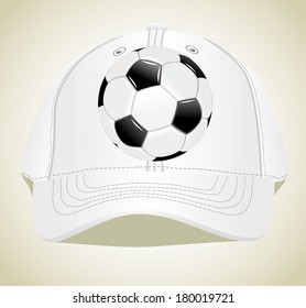 Baseball Cap Design Template.