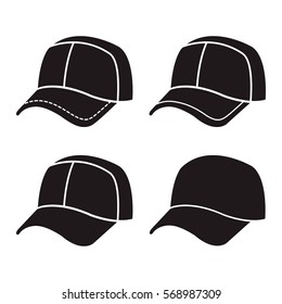 Baseball Cap in Flat Style. Vector illustration.