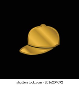 Baseball-Cap-Gold-Symbol oder Logo-Vektorgrafik