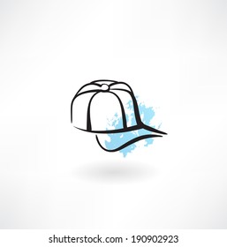 baseball cap grunge icon