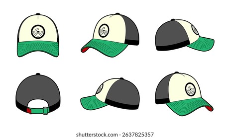 Baseball Cap Hat Sport Vector Illustration Logo Icon