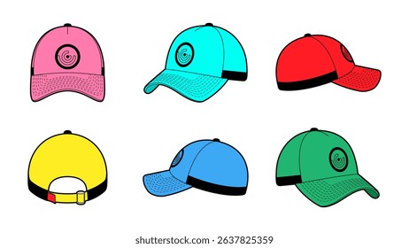 Baseball Cap Hat Sport Vector Illustration Logo Icon