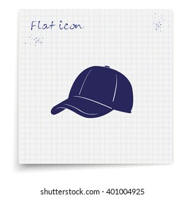 Baseball cap icon.
