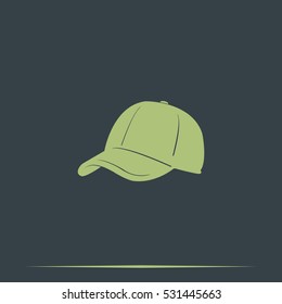 Baseball cap icon.