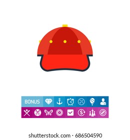 Baseball cap icon