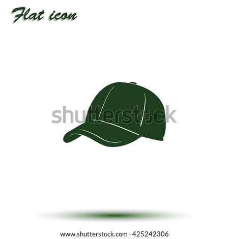 Baseball cap icon.