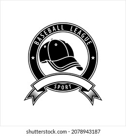 Baseball Cap Icon, Base Ball Hat, Sports Accessory, Head Gear Vector Art Illustration