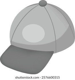 baseball cap icon, cartoon style
