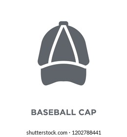 Baseball cap icon. Baseball cap design concept from  collection. Simple element vector illustration on white background.
