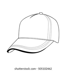 Baseball Cap Icon Image 