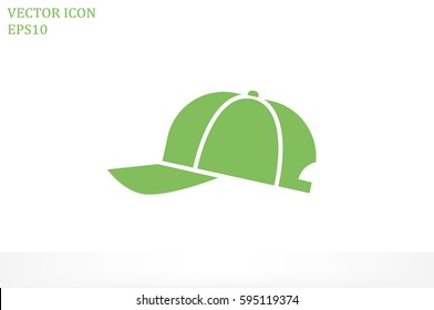 baseball cap icon vector.