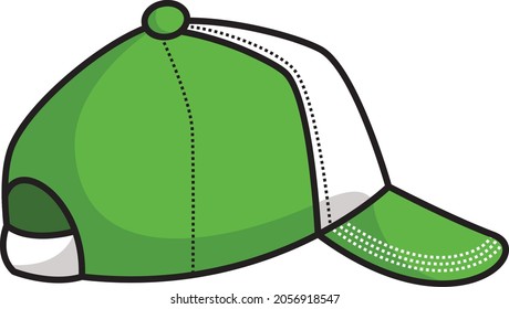 diseño vectorial de icono de la gorra de béisbol