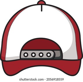 diseño vectorial de icono de la gorra de béisbol
