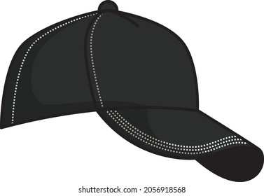 diseño vectorial de icono de la gorra de béisbol