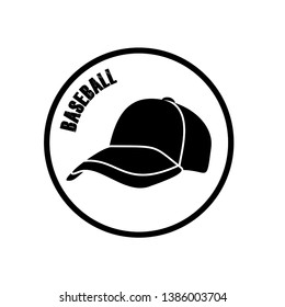 Baseball Cap Icon Vector Illustration - Vector