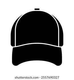 Baseball cap icon vector. Baseball illustration sign. Headdress symbol or logo.