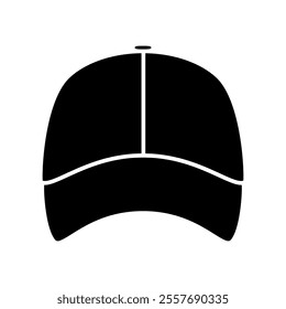 Baseball cap icon vector. Baseball illustration sign. Headdress symbol or logo.