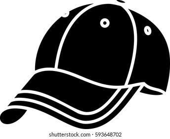 Baseball Cap Icon Vector Illustration