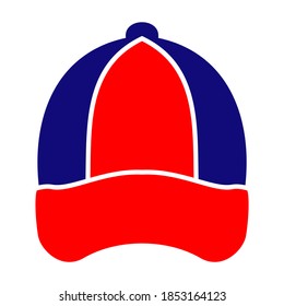 baseball cap isolated on white background. logo Baseball hat vector illustration.eps10