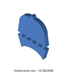Baseball cap isometric left top view 3D icon