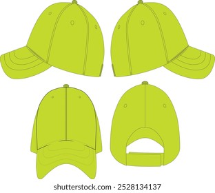 Baseball cap mockup vector 2d mockups