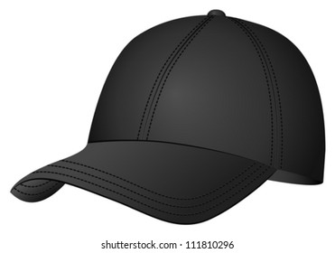 Black Baseball Cap Snímky, stock fotografie a vektory | Shutterstock