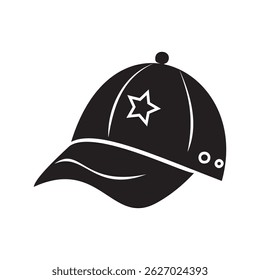 baseball cap vector on white background 10 eps