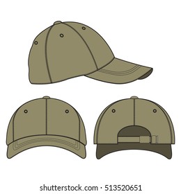 Baseball Cap Vector Template