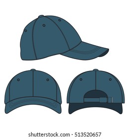 Baseball Cap Vector Template