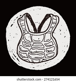 baseball catcher doodle