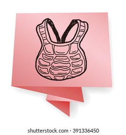 baseball catcher doodle