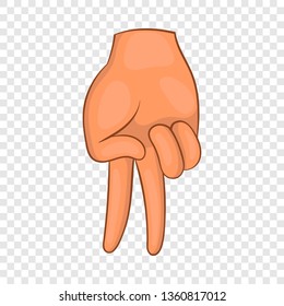Baseball catcher gesture icon in cartoon style isolated on background for any web design 