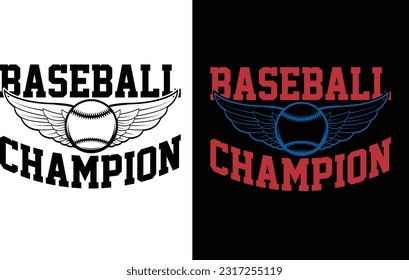 Baseball Champion
"Be a true champion on and off the field with this Baseball Champion T-Shirt! Celebrate your love for the game with a winning design. ⚾️🏆 #BaseballChampion"