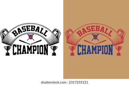 Baseball Champion
"Be a true champion on and off the field with this Baseball Champion T-Shirt! Celebrate your love for the game with a winning design. ⚾️🏆 #BaseballChampion"