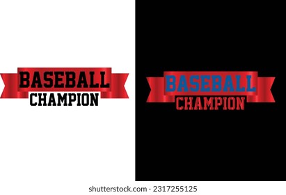 Baseball Champion
"Be a true champion on and off the field with this Baseball Champion T-Shirt! Celebrate your love for the game with a winning design. ⚾️🏆 #BaseballChampion"