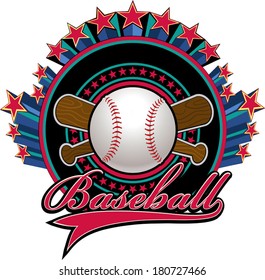 Baseball champion. Baseball label