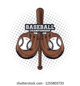 Baseball championship emblem