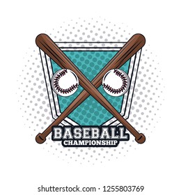Baseball championship emblem